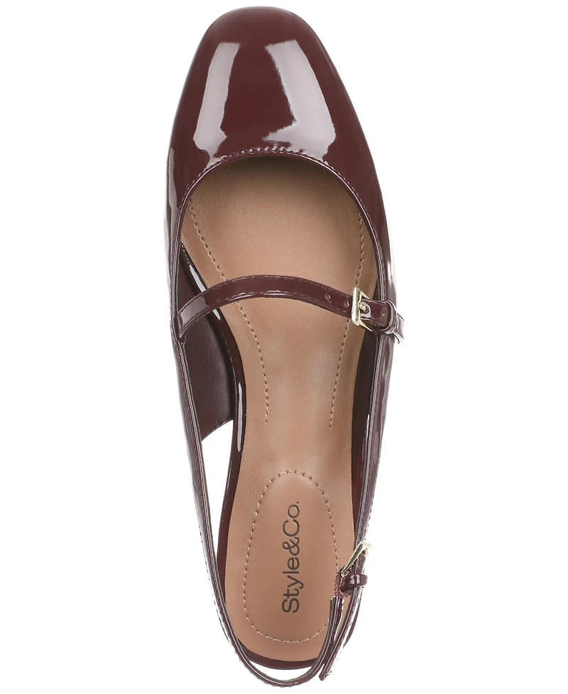Style & Co Women's Torraa Pointed-Toe Slingback Flats, Created For Macy's