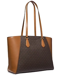 Michael Kors Taryn Logo Large Top Zip Tote