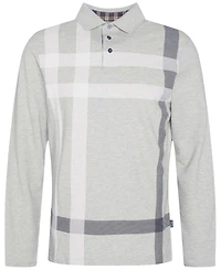 Barbour Men's Blaine Tailored-Fit Tartan Long-Sleeve Polo Shirt