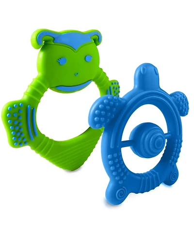 Sperric Baby Boys Teething Toys for Newborn 0-6 Months Silicone Teethers 6-12 Bpa Free