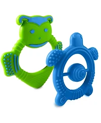 Sperric Baby Boys Teething Toys for Newborn 0-6 Months Silicone Teethers 6-12 Bpa Free
