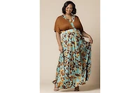 Kiyonna Plus Naomi Long Maxi Dress