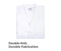 Cariloha Waffle Knit Bath Robe | White | Unisex, Small/Medium | Viscose Material | Soft, Comfortable, & Wicks Moisture