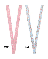 My Melody Floral Lanyard With Character Charm