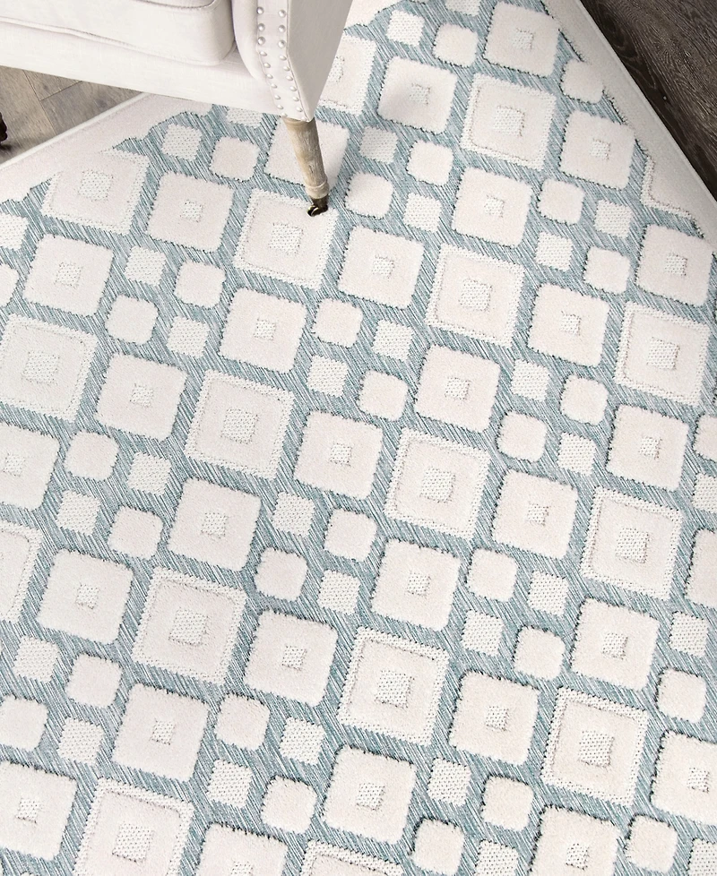 Closeout! Crochet Diamond Park 5'3"x7'6" Area Rug