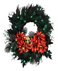 National Tree Company Boo-tiful Halloween Wreath, 24 Inches