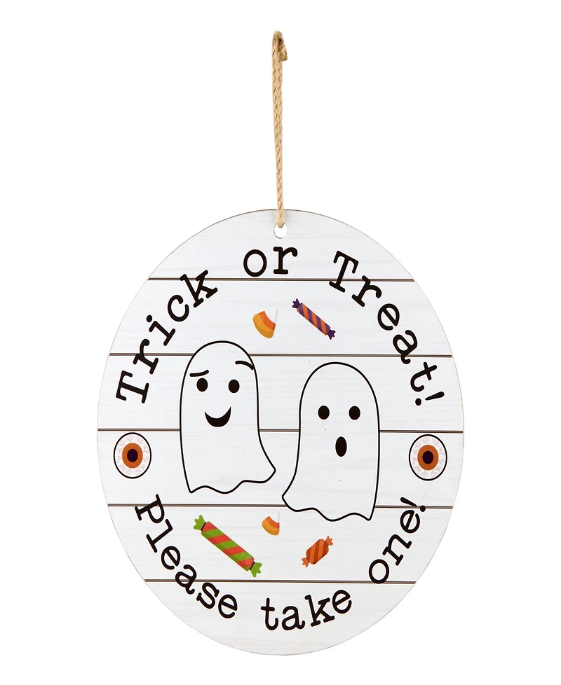 National Tree Company Hanging Halloween Sign, 12 Inches