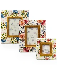 Mackenzie-Childs Wildflowers Green Frame, 2.5" x 3"