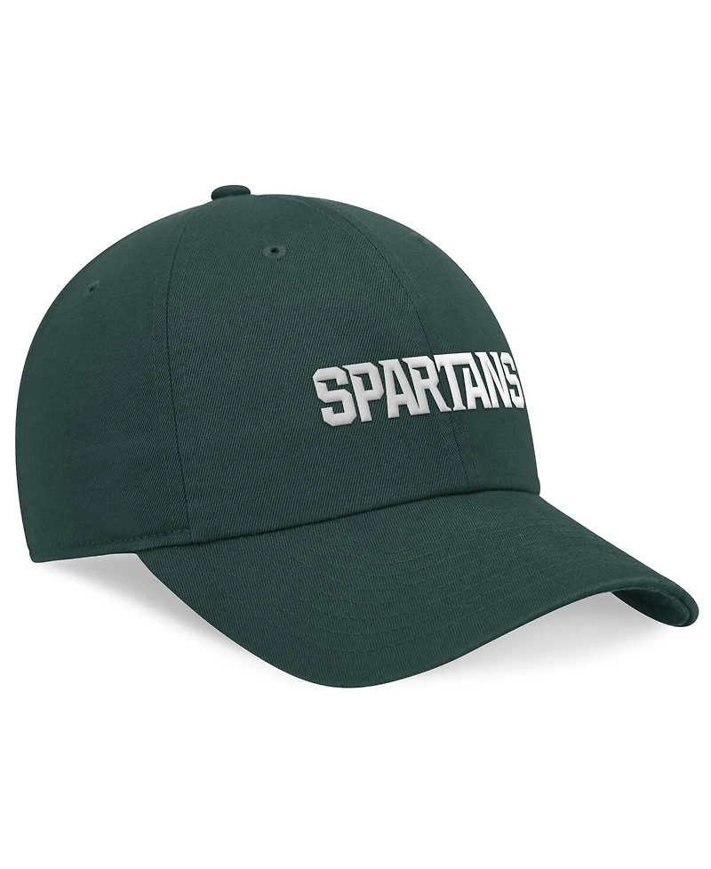 Nike Men's Green Michigan State Spartans 2024 On-Field Club Adjustable Hat