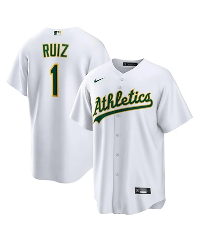 Nike Men's Esteury Ruiz White Oakland Athletics Home Replica Jersey