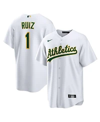 Nike Men's Esteury Ruiz White Oakland Athletics Home Replica Jersey