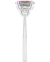 Mystic Topaz (2-3/8 ct. t.w.) & White (5/8 Three Stone Ring Sterling Silver (Also Pink Topaz)