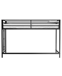 Adam junior twin loft bunk black