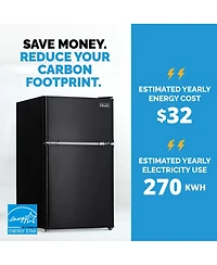 Newair 3.1 Cu. Ft. Compact Mini Refrigerator with Freezer in