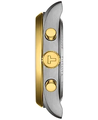 Tissot Men's Swiss Automatic Chronograph Pr 100 Two-Tone Stainless Steel Bracelet Watch 40mm