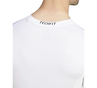 adidas Men's Fitted Crewneck Tech-Fit Compression Shirt