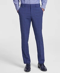 Hugo by Boss Men's Modern-Fit Windowpane Check Suit Pants