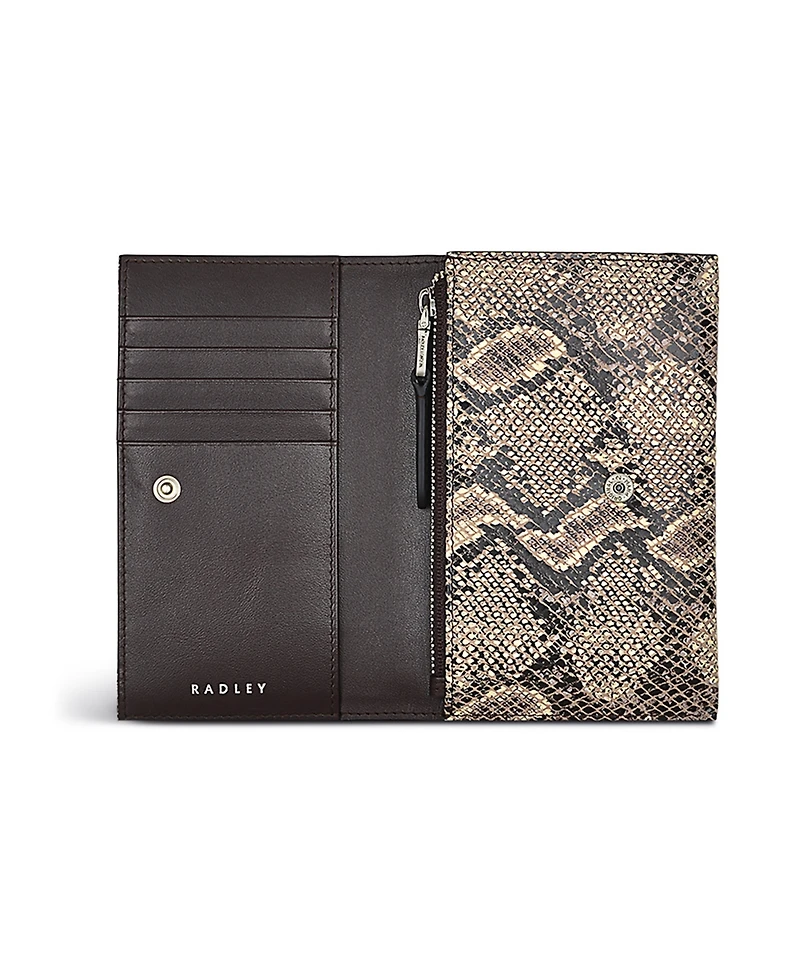 Radley London Oak Street Faux Snake Medium Flapover Wallet