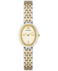 Tory Burch Women's The Oval Two-Tone Stainless Steel Bracelet Watch 22mm