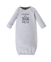 Hudson Baby Four-Piece Set of Interlock Gowns