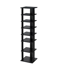 Wooden Shoes Storage Stand 7 Tiers Shoe Rack Organizer Multi-shoe Rack Shoebox