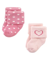 Hudson Baby Girls 8Pk Terry Socks