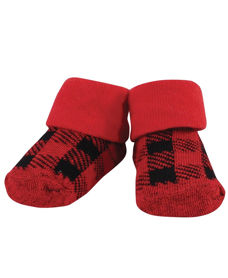 Hudson Baby Boys 5-Count Feeding & Footwear Set