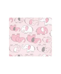 Hudson Baby Girls 4Pk Flannel Receiving Blanket (Cotton Poly)