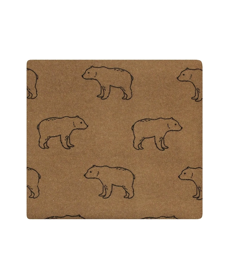 Hudson Baby Unisex Four-Pack Flannel Infant Receiving Blanket Cotton/Poly Blend