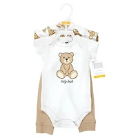 Hudson Baby Baby Boys Hudson Cotton Bodysuit and Pant Set