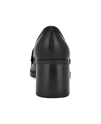 Nine West Women's Avalia Block Heel Penny Loafers