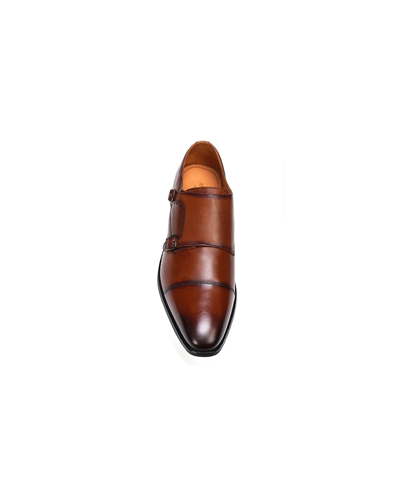 Anthony Veer Men's Delano Ii Double Monk Strap Dress Shoes