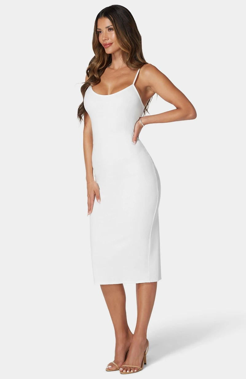 Bebe Women's Rib Midi Dress