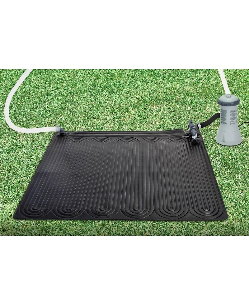Intex Above Ground Swimming Pool Water Heater Solar Mat 28685E, Black (2 Pack)
