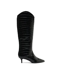Schutz Women's Maryana Lo Wide Pointed Toe Knee High Boots