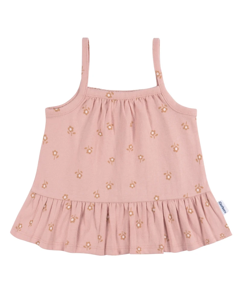 Gerber Baby Girls Dress and Diaper Cover Set, 2 Piece