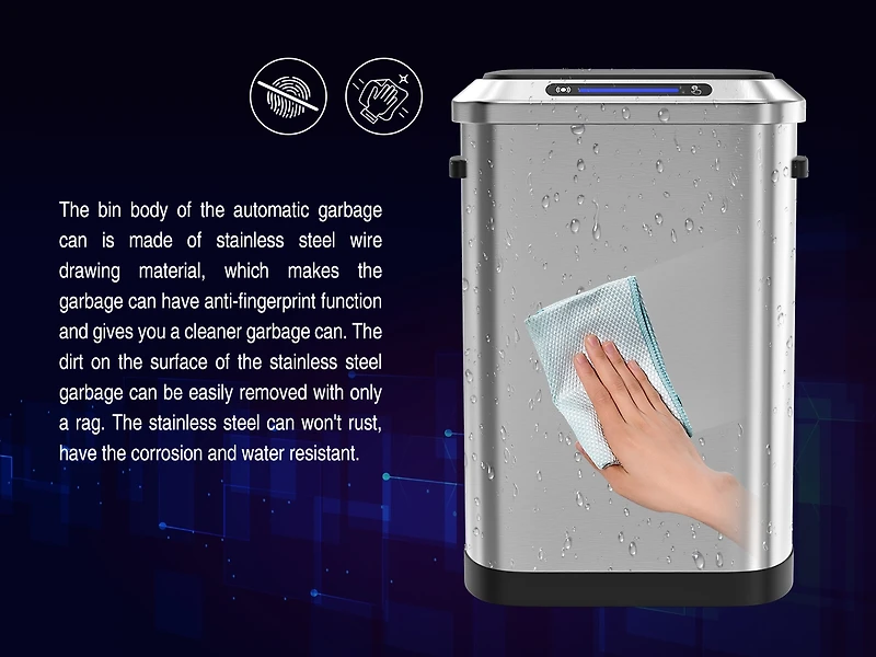 Streamdale Furniture 50L Smart Automatic Trash Cans - Full Intelligent Sensor