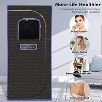 Portable Full-Size Steam Sauna for Relaxation and Detoxification