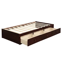 Streamdale Twin Platform Storage Bed With 3 Drawers