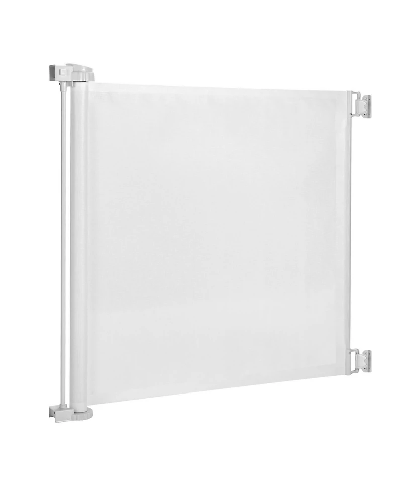 Sugift 33 Inch Tall Retractable Mesh Safety Gate for Indoor and Outdoor Use