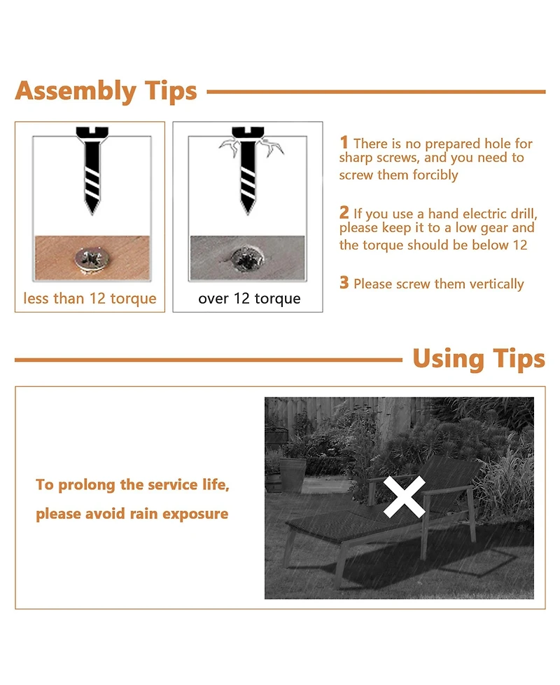 Gymax 2PCS Adjustable Patio Rattan Lounge Chair Recliner Outdoor Chaise Acacia Wood Frame