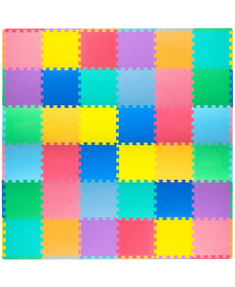ProsourceFit ProSource Kids Floor Play Mat 3/8-in, 36 Sq Ft - Tiles