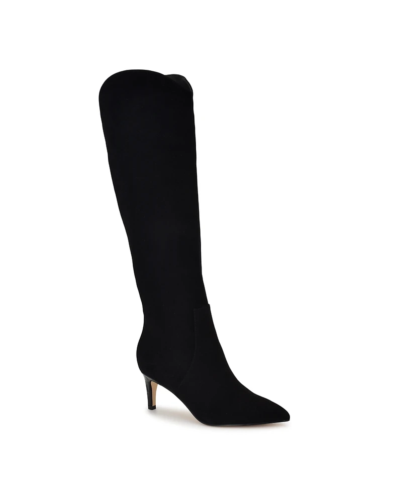 Nine West Women's Sirena Pointy Toe Knee High Boots