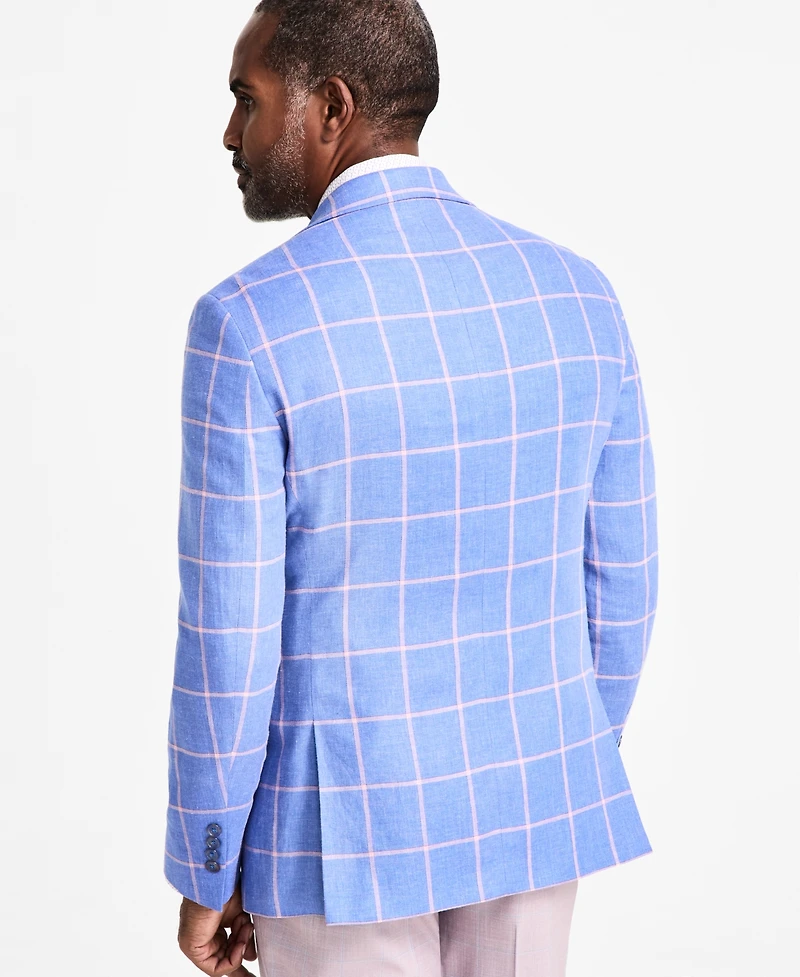 Tallia Men's Slim-Fit Printed Notch-Lapel Sport Coat