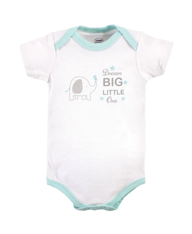 Luvable Friends 5Pk of Soft All-in-One Bodysuits