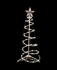 Northlight 3' Spiral Cone Tree Clear Lights