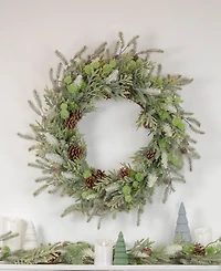Northlight Frosted Pine and Pine Cone Christmas Garland