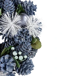 Northlight Pinecones Ornaments and Pine Needles Wreath