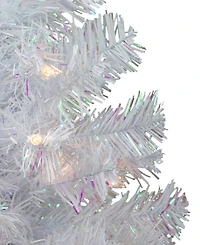 Northlight 2' White Iridescent Pine Artificial Christmas Tree