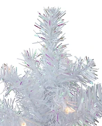 Northlight 2' White Iridescent Pine Artificial Christmas Tree